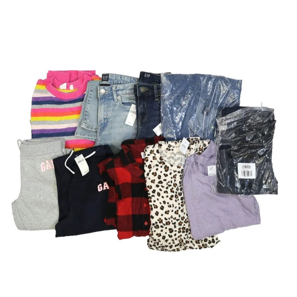 Gap Kids Bulk Lot Of 10 Girls Size Large 10 Mixed Season Tops Bottoms Dresses